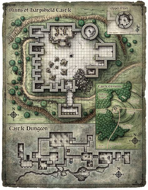 Cartographers Guild. . Castle map dnd 5e